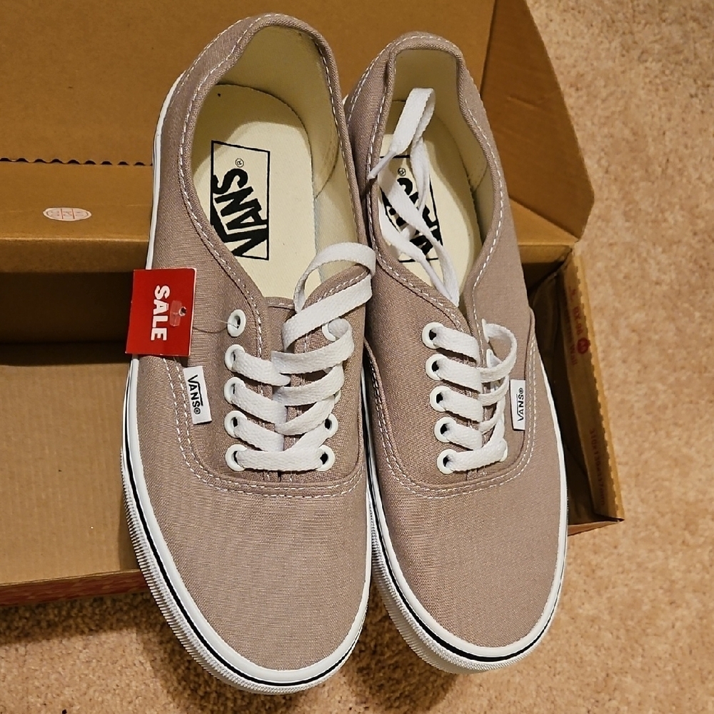 Vans Men's or Women's Tan Canvas Sneakers